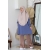 Luna Blouse - Denim Blue